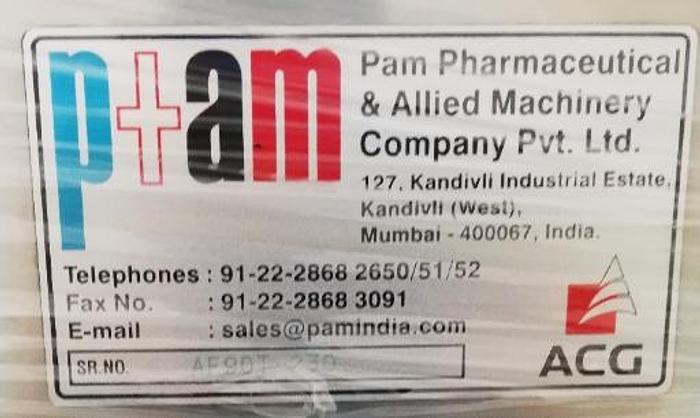 Used PAM pharmaceutical  AF-90T  Automatic Capsule Filling Machine