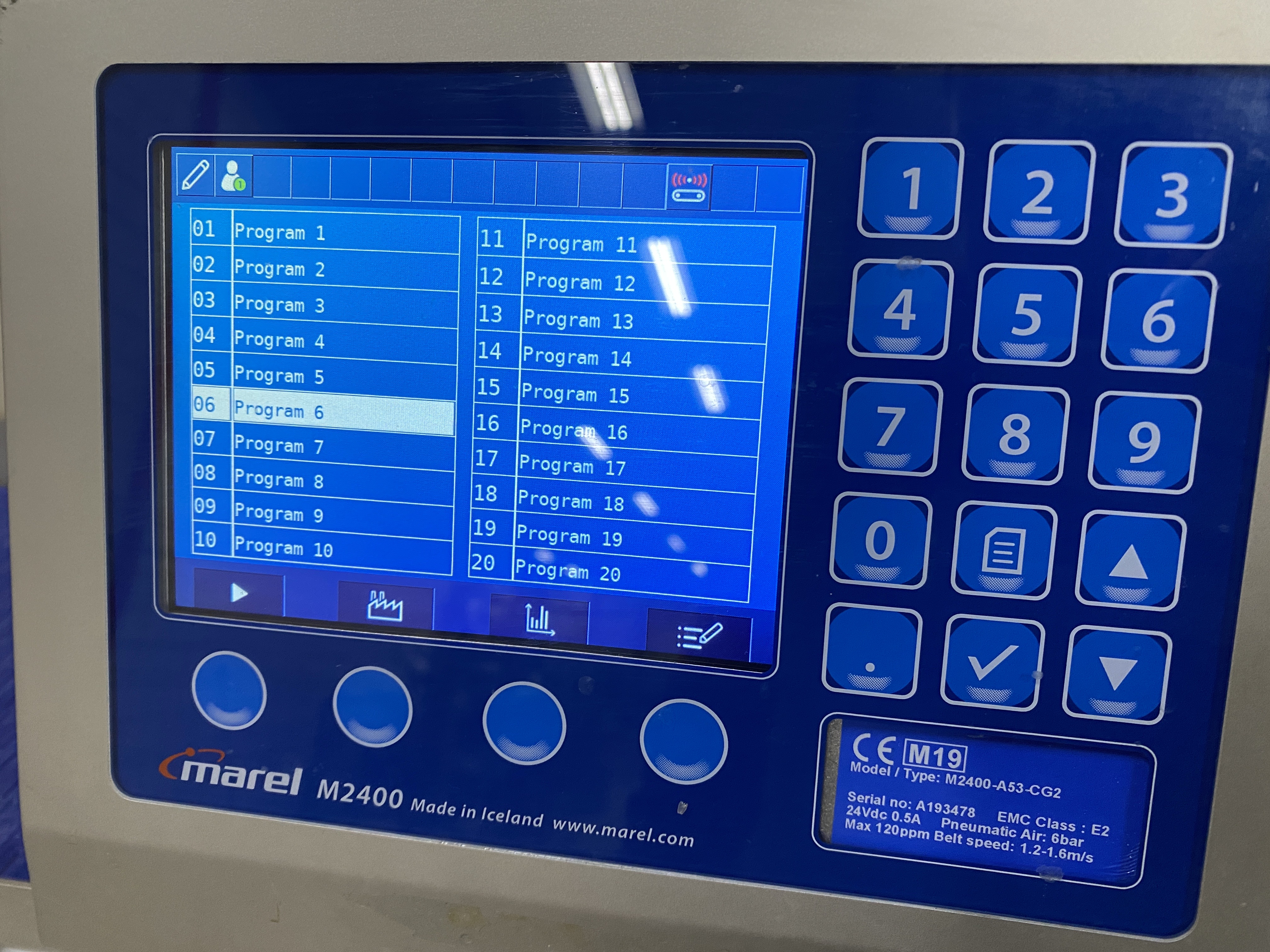 Used 2019 Marel CG 600 compact grader