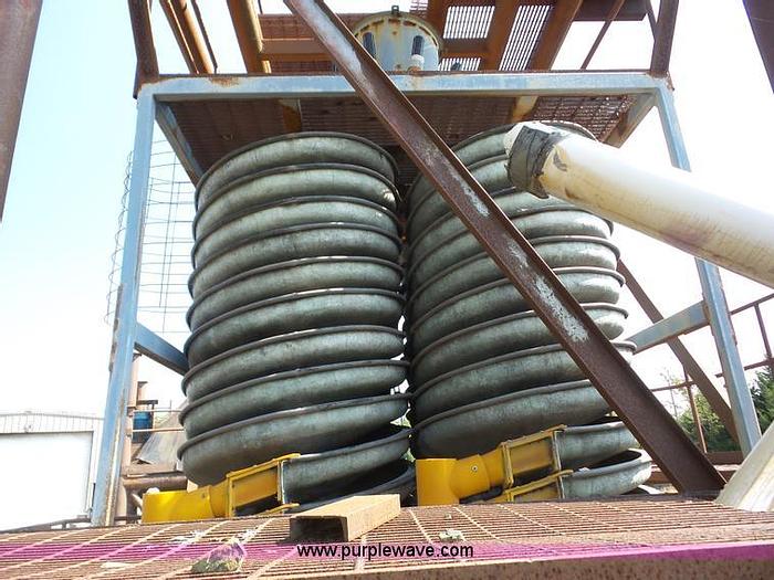 Used Concentrator, Krebs Spiral, Mdl GPX3/4, FRP, (4) Spirals #S740703