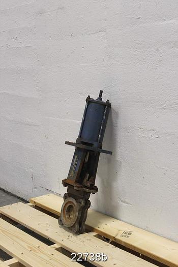 Used Dezurik  Air Operated Knife Gate Valve, 3" #22738