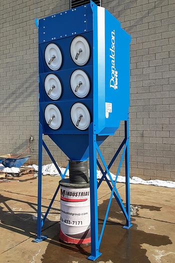 Used DONALDSON-TORIT 3,000 CFM CARTRIDGE TYPE DUST COLLECTION SYSTEM - RECONDITIONED