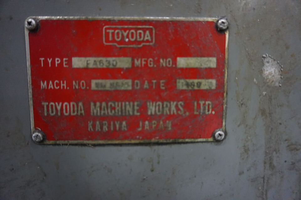 Used TOYODA HORIZONTAL MILLING MACHINE