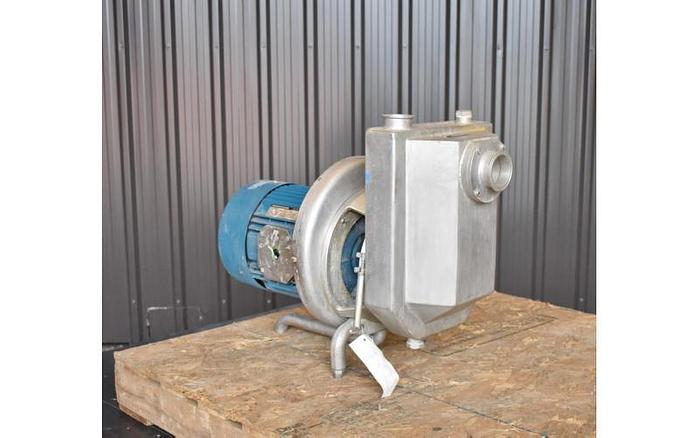 Used USED TAPFLO CENTRIFUGAL PUMP, 2.5" X 2" INLET & OUTLET, STAINLESS STEEL, SELF PRIMING, 10 HP