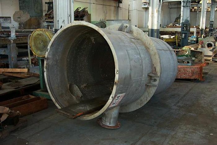 Used Fkc W630 X 3000L Rotary Screen Thickener, Double Barrel #18757