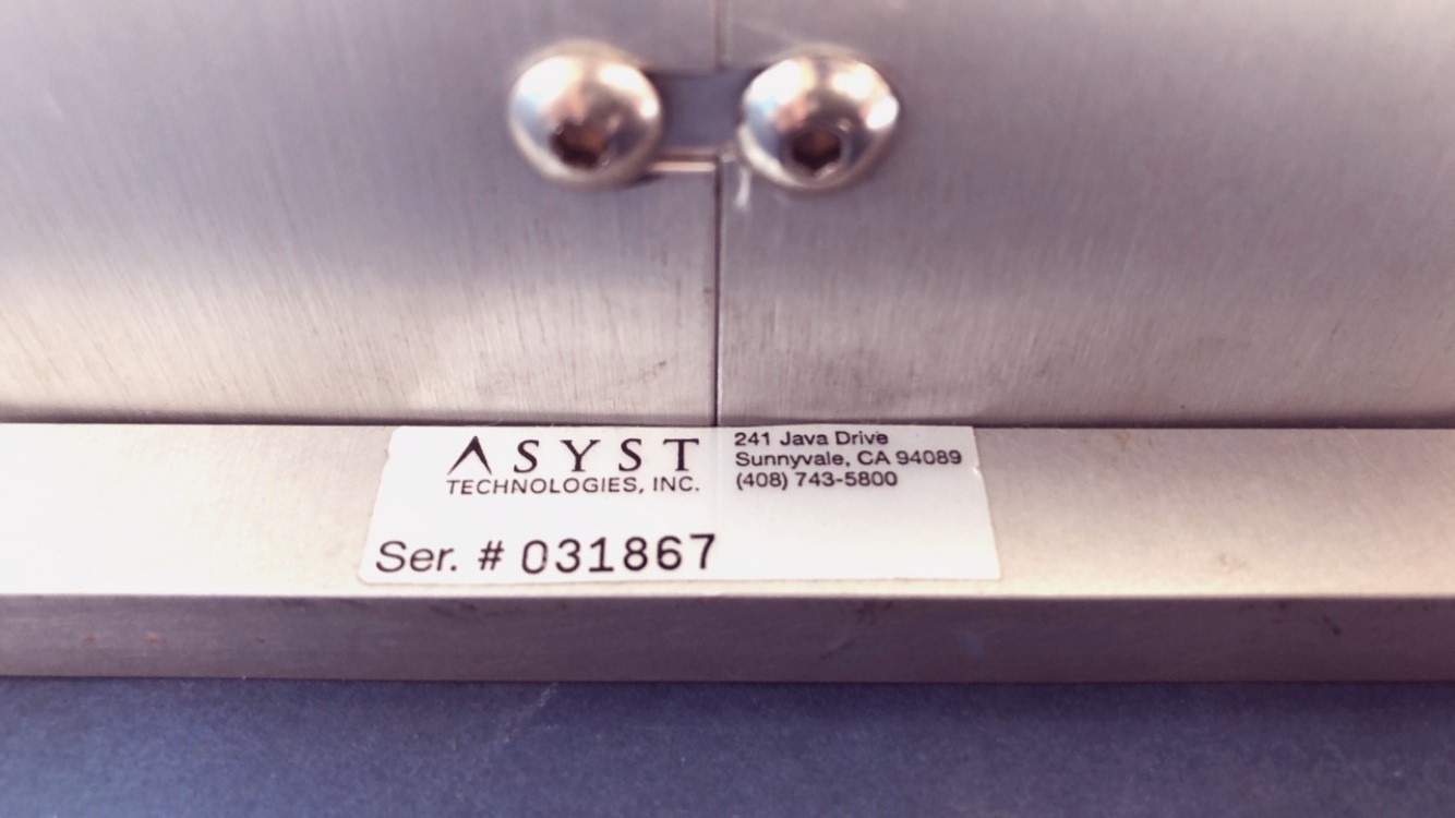 Used Asyst technologies pre-aligner model 5x