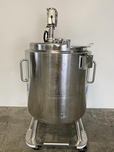 Used Precision 500 Liter Stainless Steel Insulated Mixing Tank w/ PharMix Agitator
