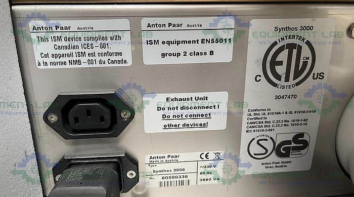 Used Anton Paar 3000 Microwave Reaction System 230V