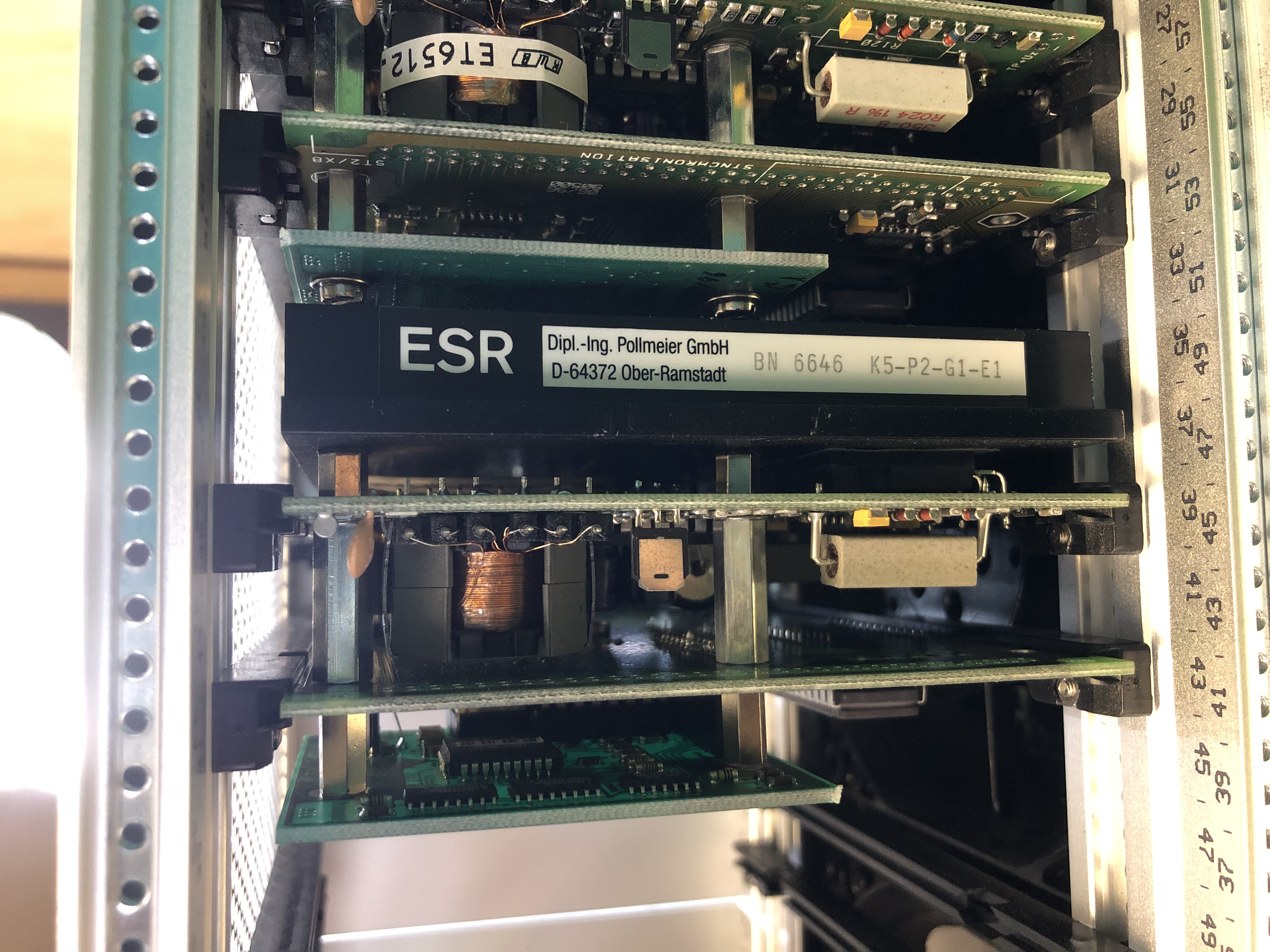 Used ESR POLLMEIER 9135 MODULE RACK WITH MODULES