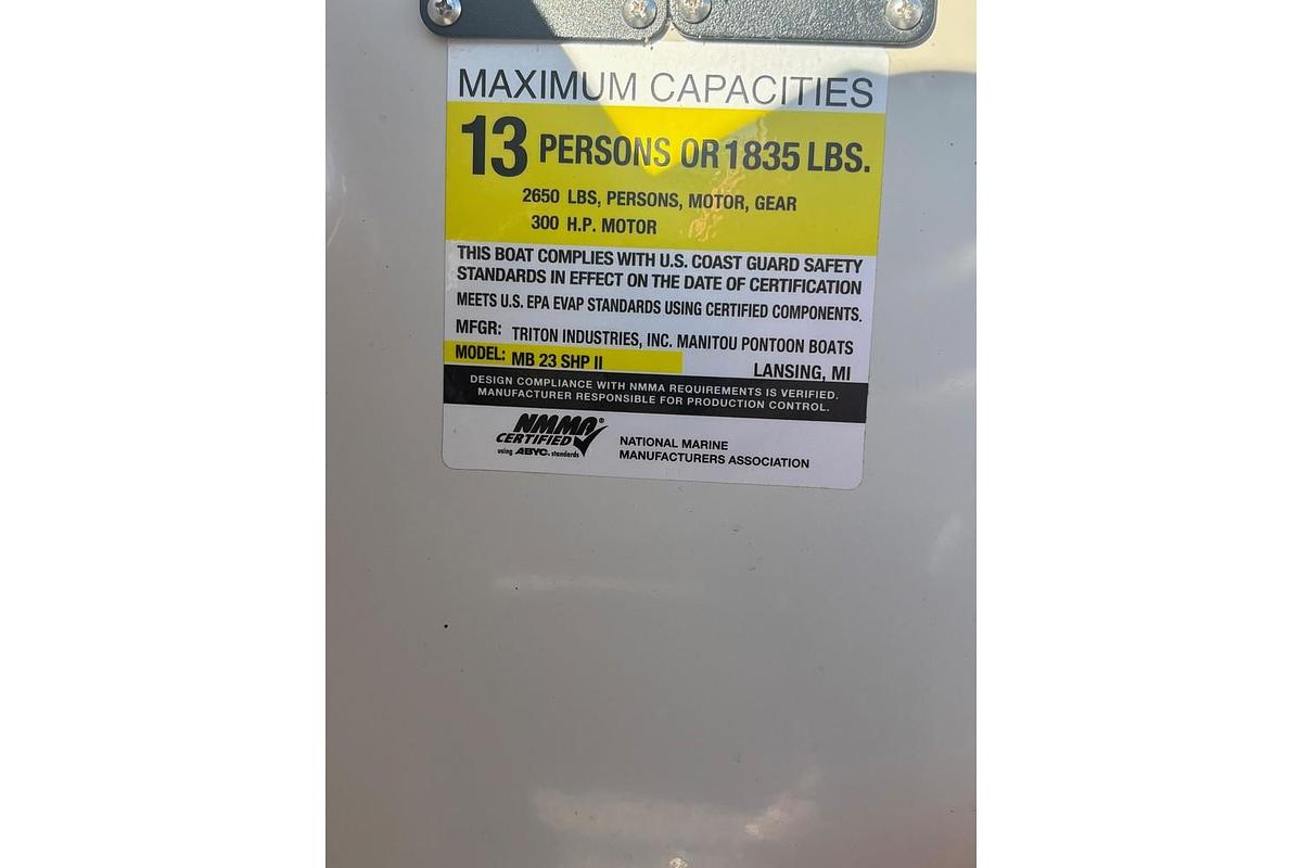 Used 2022 Manitou 23 Encore RF SHP 575
