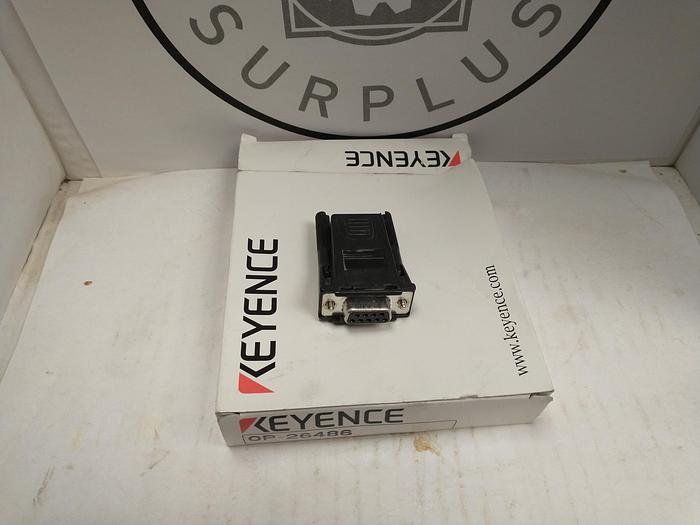 Used NEW KEYENCE OP-26486 PC Programming Adaptor RJ-11 To COM GHB4