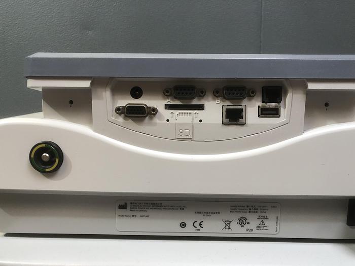 Gebraucht GE MAC 1600 EKG Gerät Elektrokardiograph auf Trolley
