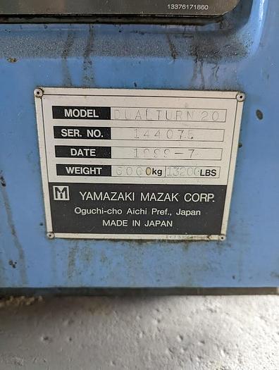 Used 1999 Mazak Dualturn 20