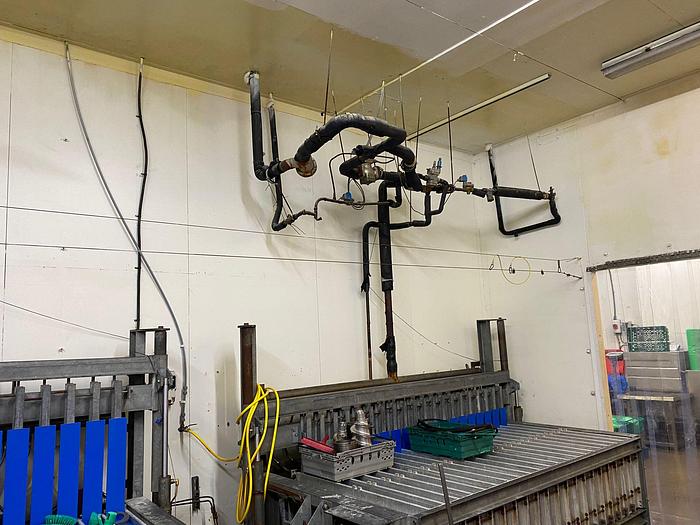 Used 2000 Jackstone horizontal plate freezing system with Linde AG refrigeration pack