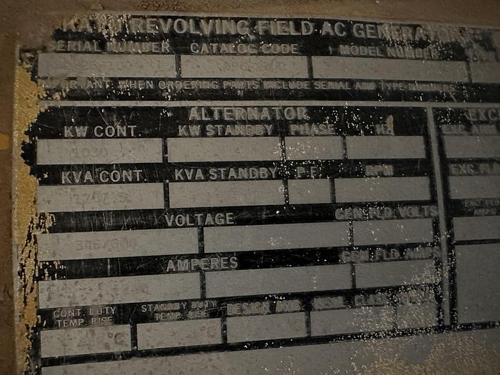 Used Cat D399 Diesel Generator Set 1030kw