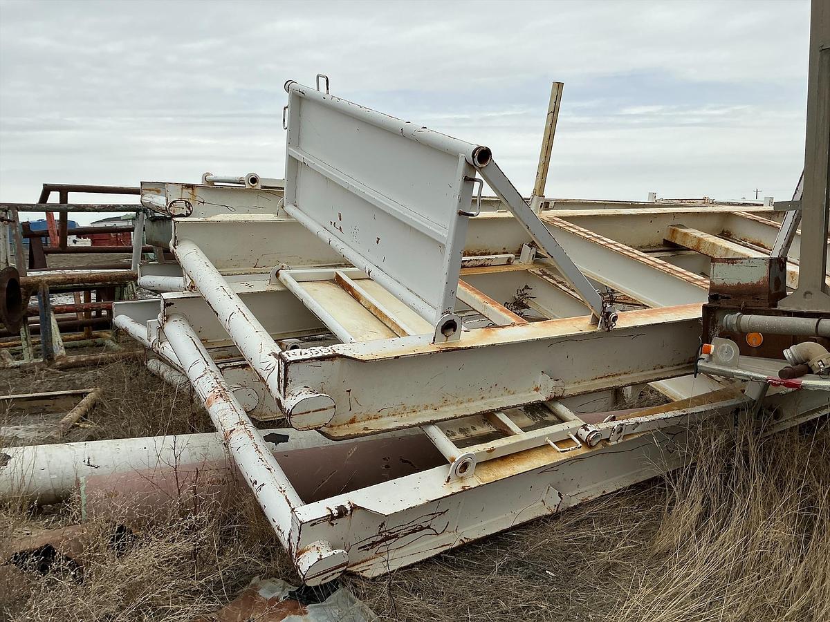 Used Welded Steel Pipe Tub, Skids 