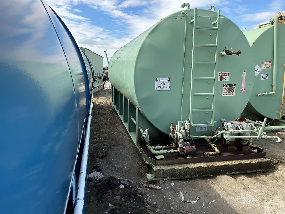 Used Welded Steel 15,000 Gallon Diesel Fuel Tank