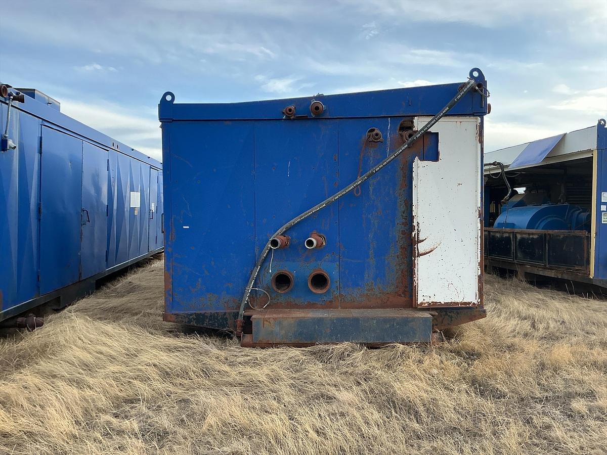 Used Mud Pump Skid Building w/ MTU Diesel Engine w/ RS-F1000 Pump