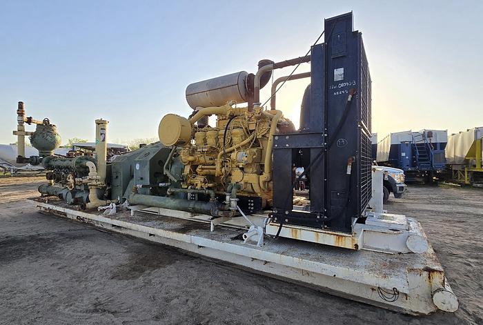 Used HHF-1000 Triplex Mud Pump with 3508 Cat Engine