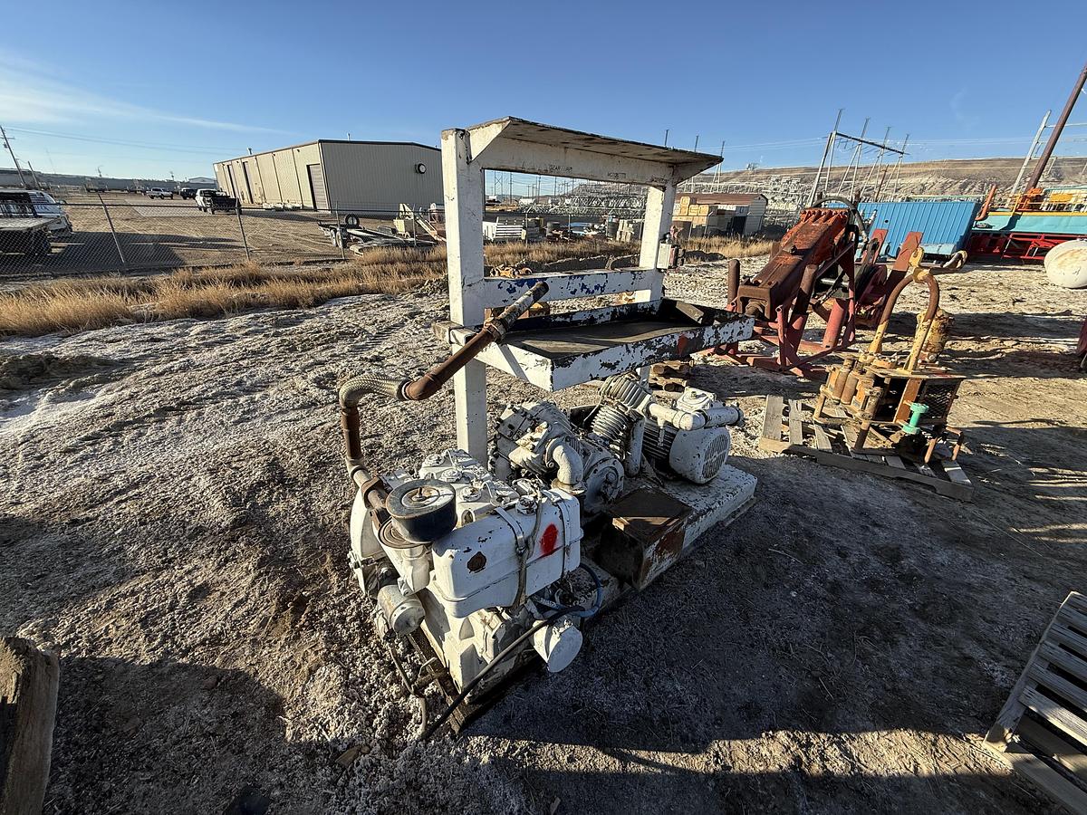 Used Lister Diesel Air Compressor