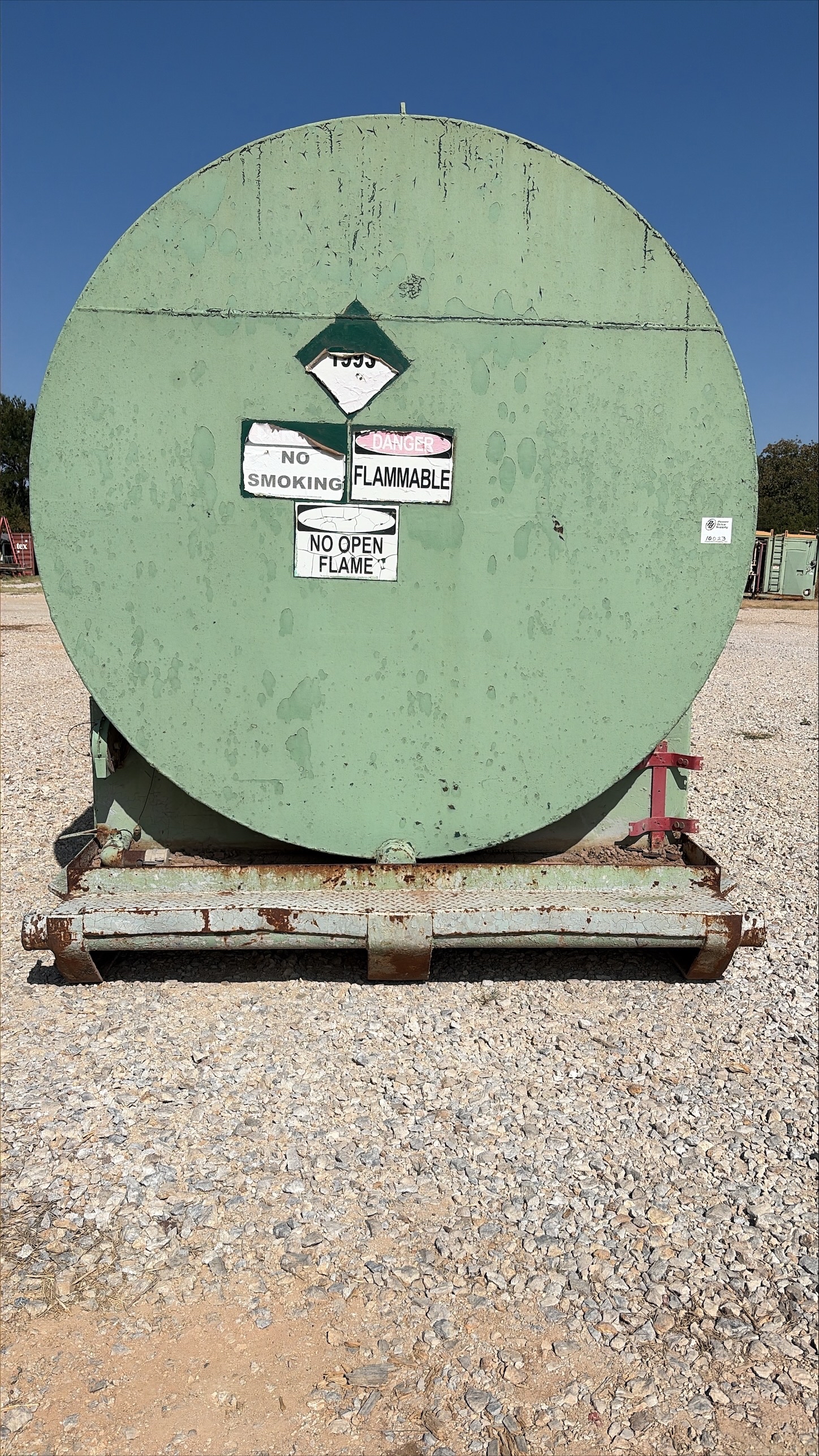Used Welded Steel 10,000 Gallon Diesel Fuel Tank