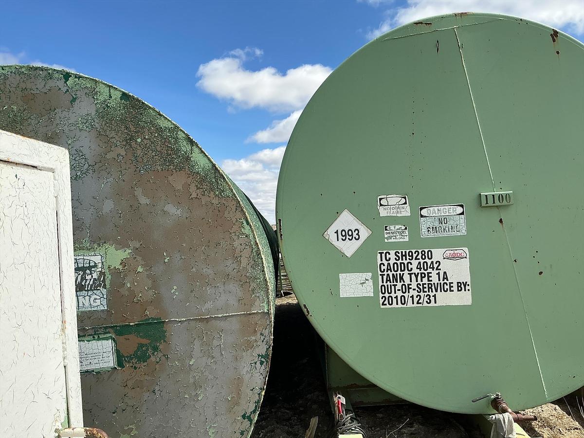 Used Welded Steel 18,000 Gallon Diesel Fuel Tank