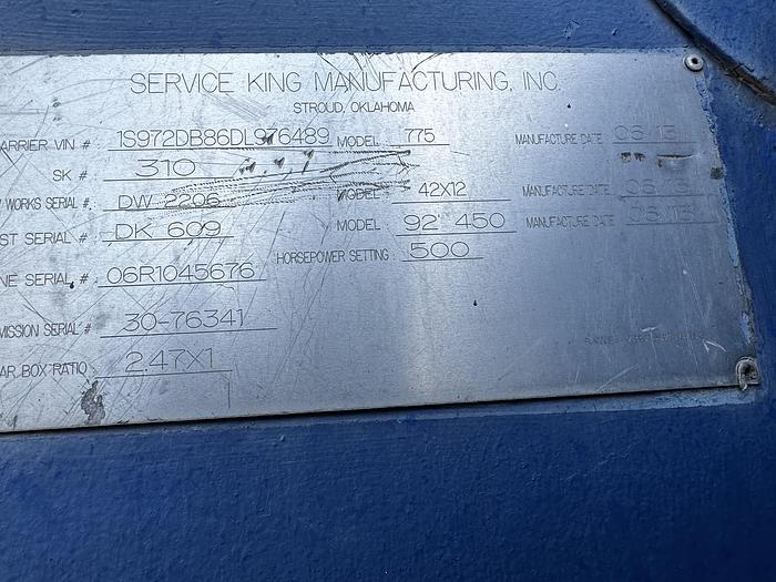 Used 2013 Service King SK-775 Drill Rig