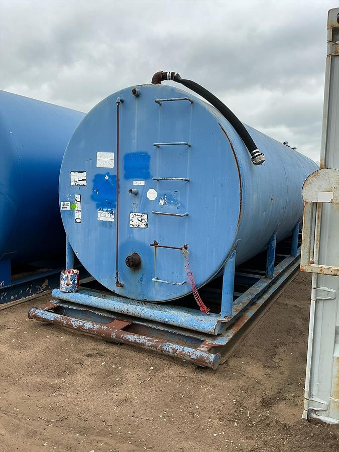 Used 10,000 Gallon Fuel Tank Skidded