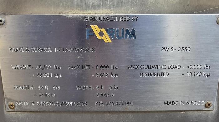 Used Forum Pipe Wrangler Hydraulic Cat Walk