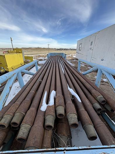 Used Pipe Tub With Drill Pipe