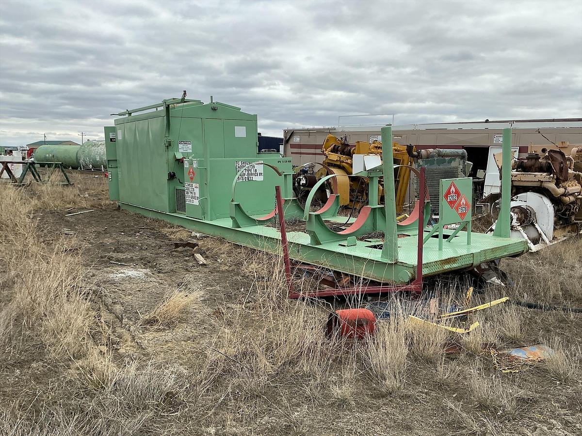 Used Welded Steel Generator Shed