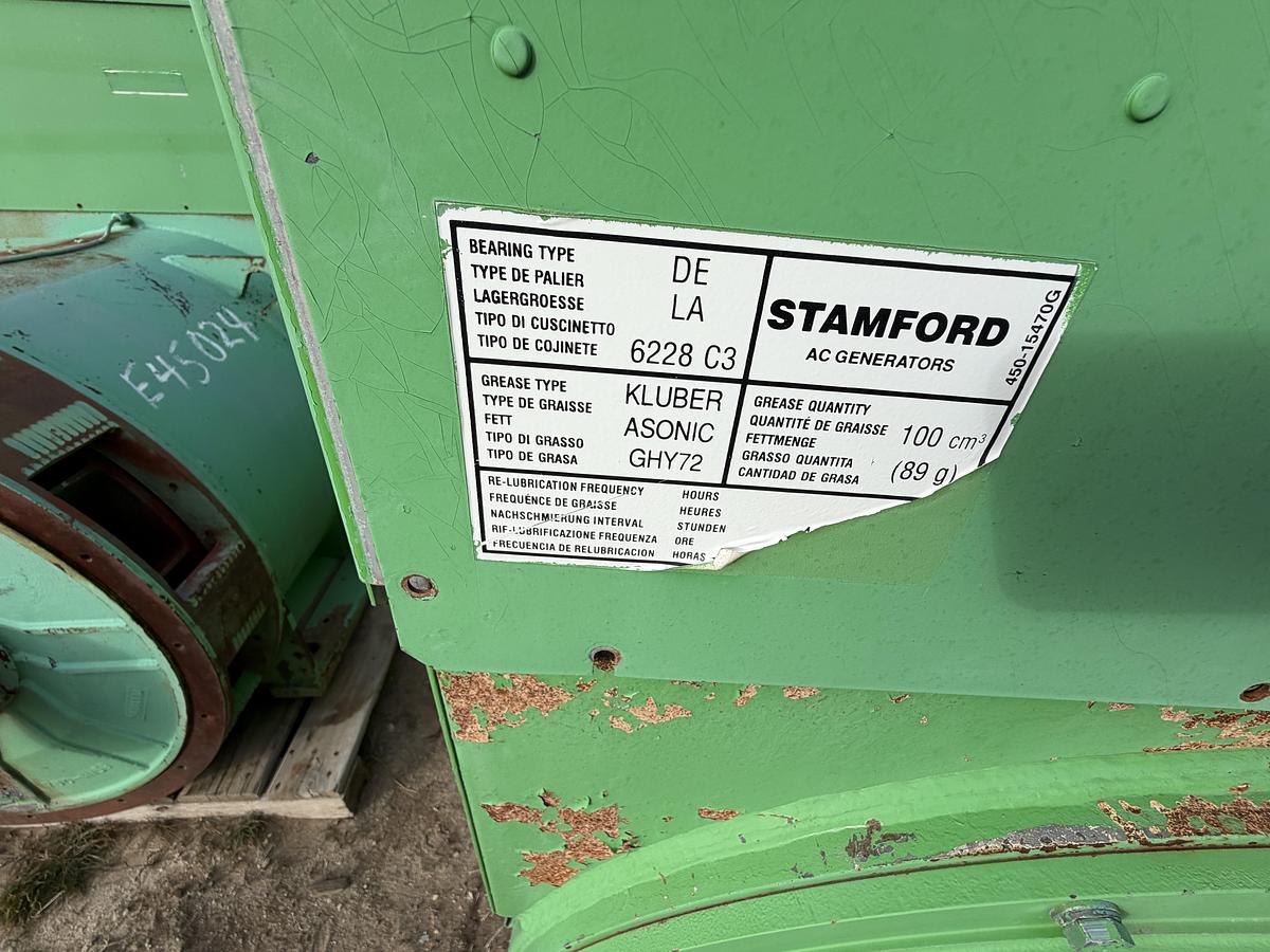 Used 2011 Stamford 1700kw, 346/600V Generator