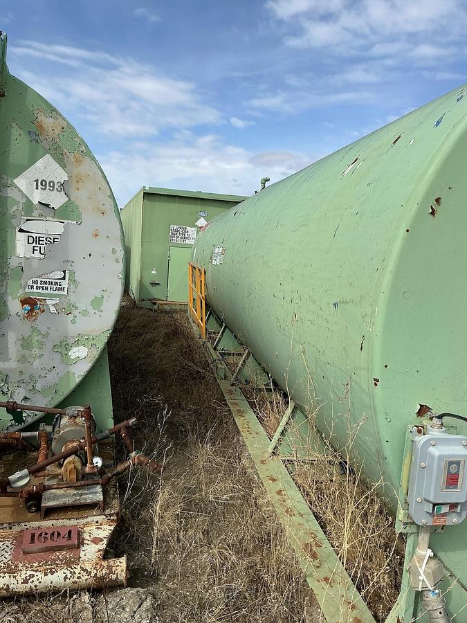 Used 12,000 Gallon Welded Steel Diesel Fuel Tank