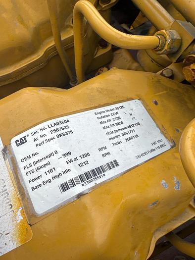 Used 2012 CAT 3512-C Engine w/Generator Drive