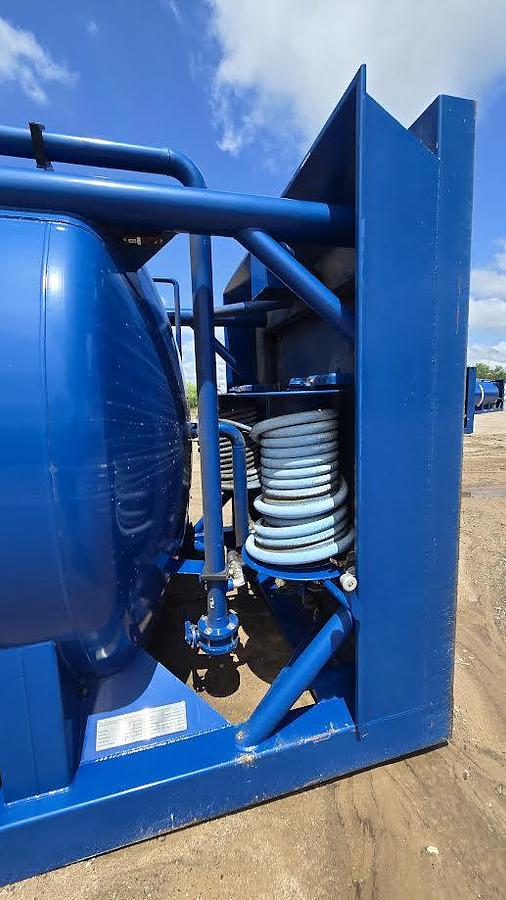 Used 425 Cu Ft Vertical Dry Friction Reducer Silo