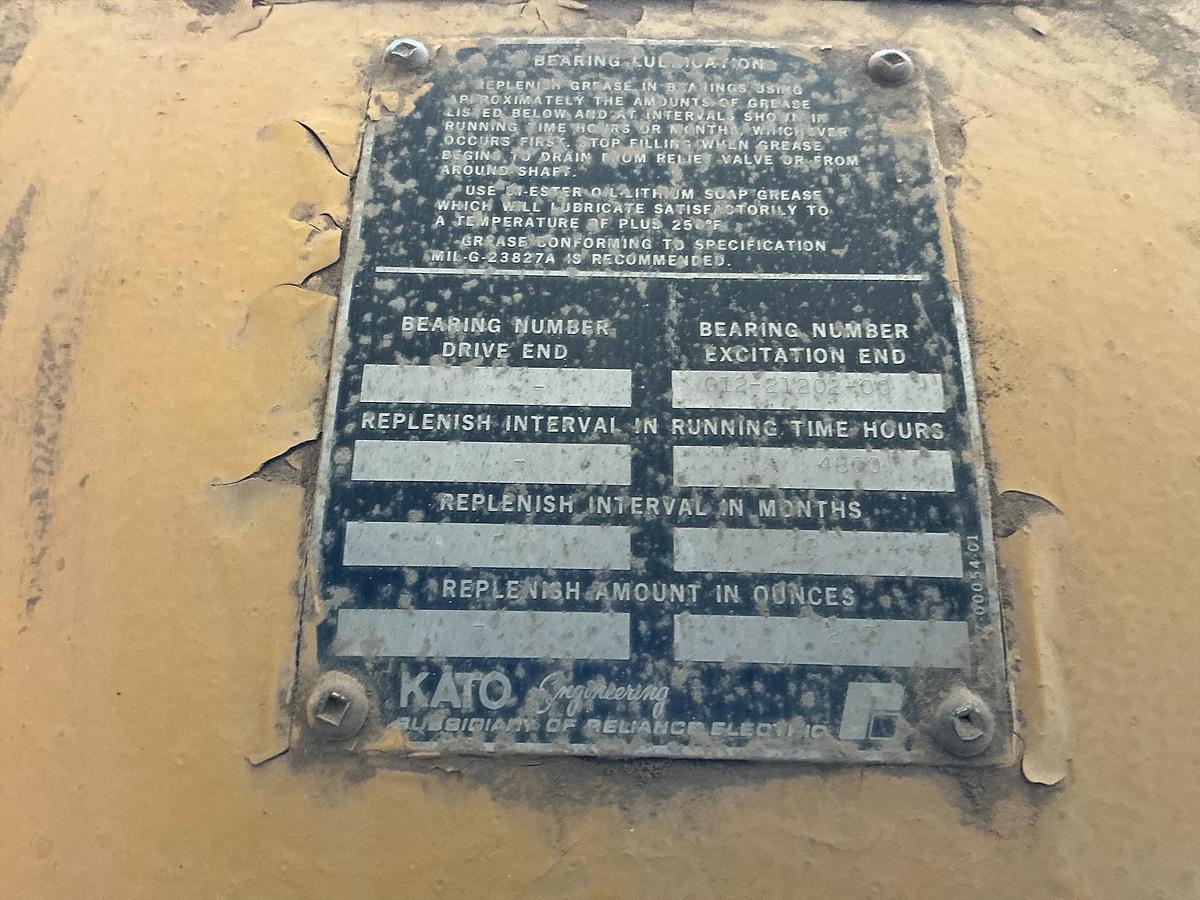 Used Cat 3508B Generator, SCR House, Remote Radiator 