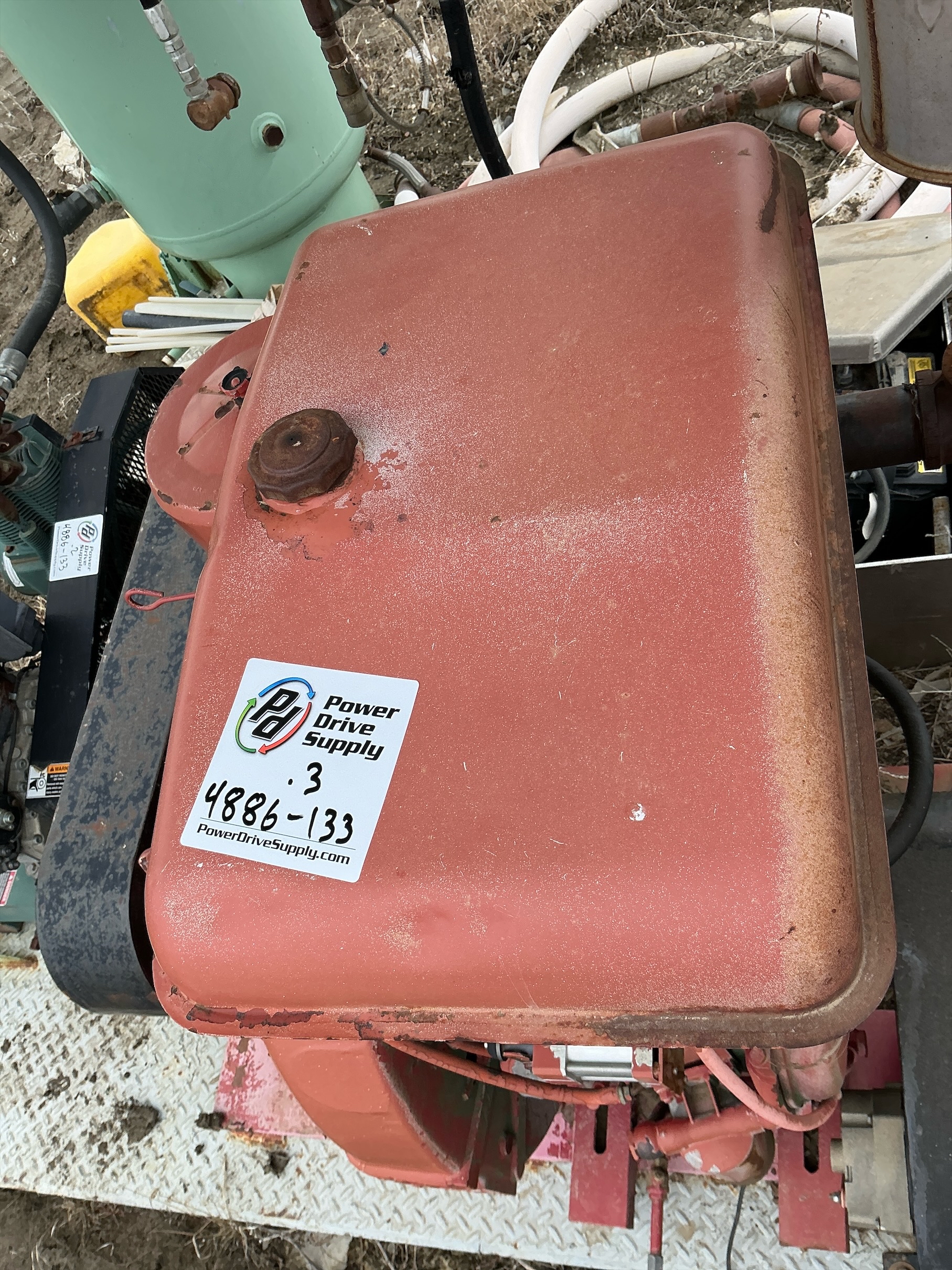 Used Welded Steel Air Compressor w/Shed 