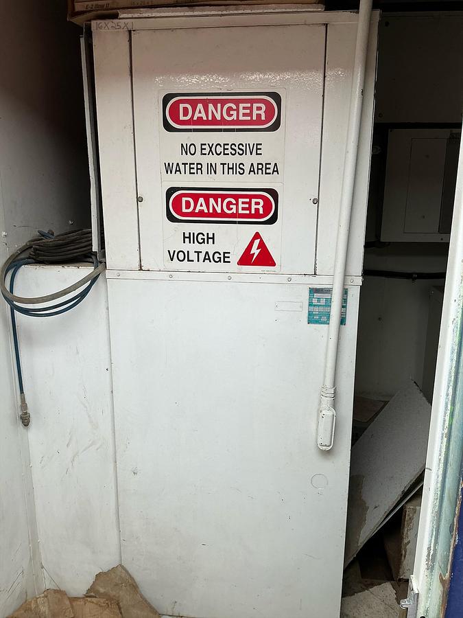 Used Welded Steel Generator Shed
