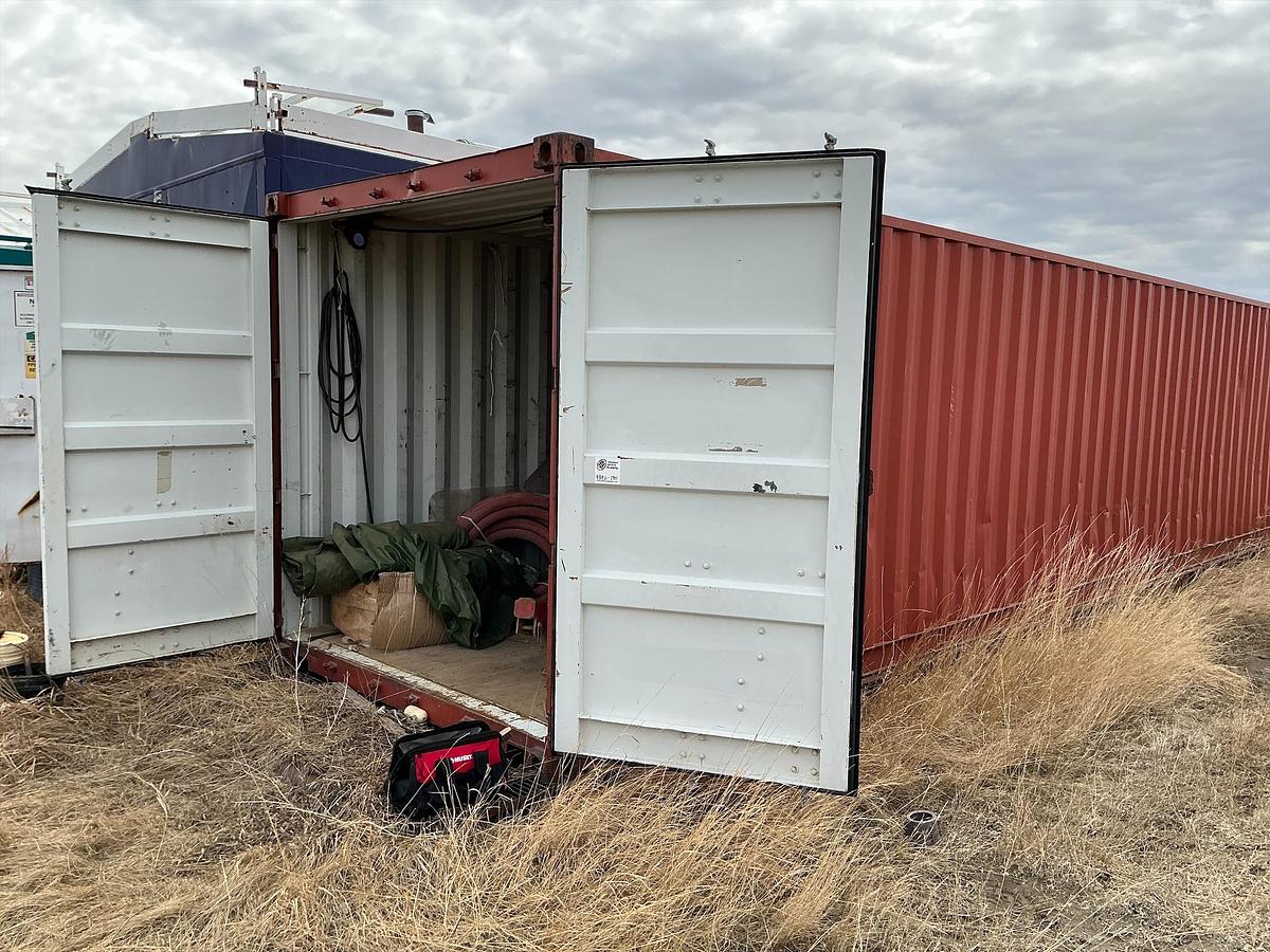 Used Welded Steel 40 ft. Conex Box 