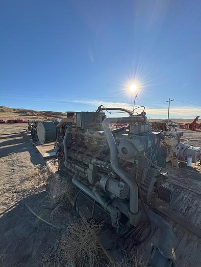 Used Cat 3512LE Natural Gas Engine, Parts