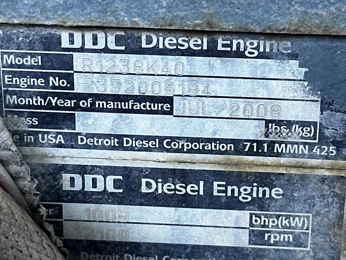 Used 2009 Bomco RSF 1000 Mud Pump