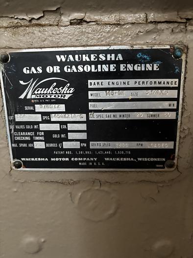 Used Waukesha Gas Engine