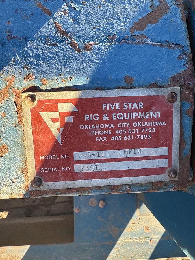 Used Five star rig equipment Fluid pump