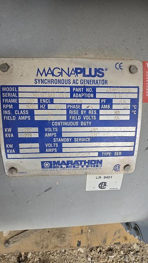 Used 2006 Cat C-9 Generator