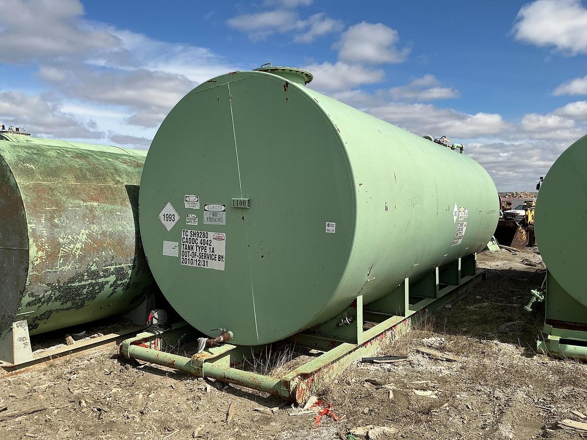 Used Welded Steel 18,000 Gallon Diesel Fuel Tank