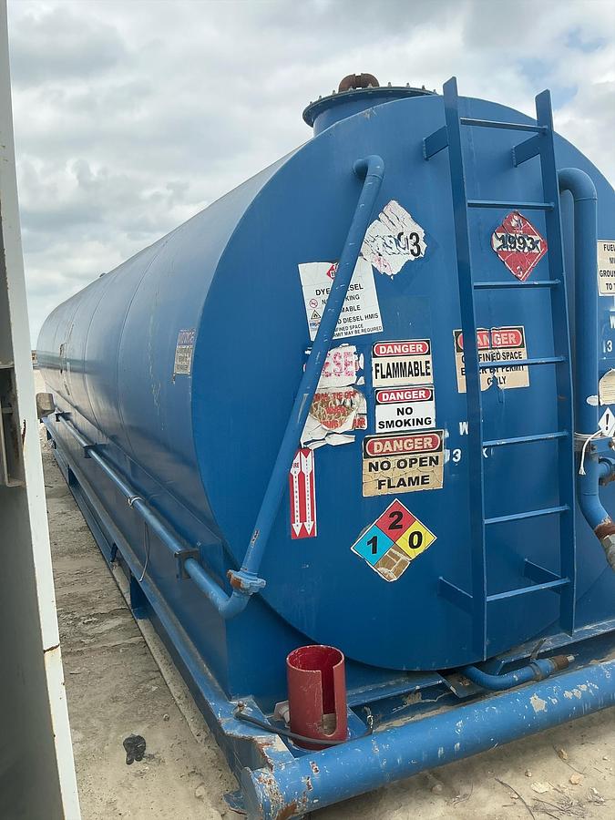 Used Fuel Tank, Welded Steel, H&P