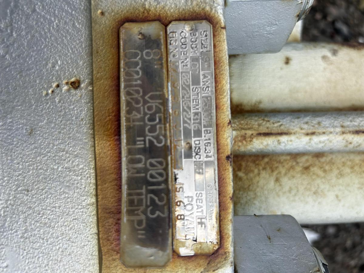 Used 8" Valve with Actuator