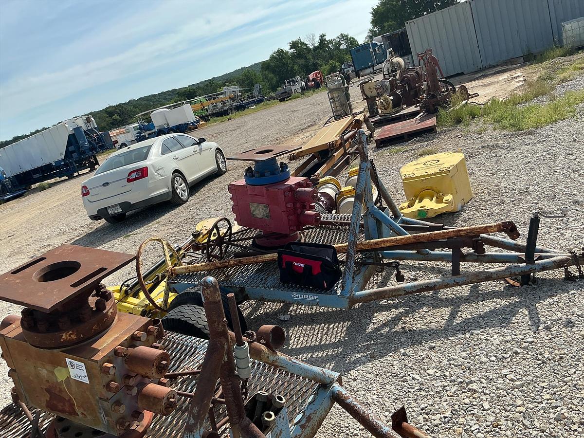 Used Manual Double Shutter BOP Trailered