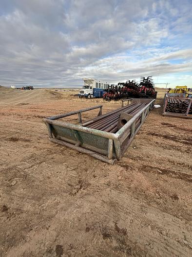 Used Pipe Tub with Drill Pipe