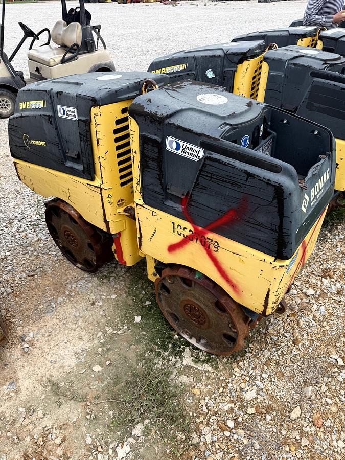 Used Bomag BMP 8500 Trench Roller Compactor