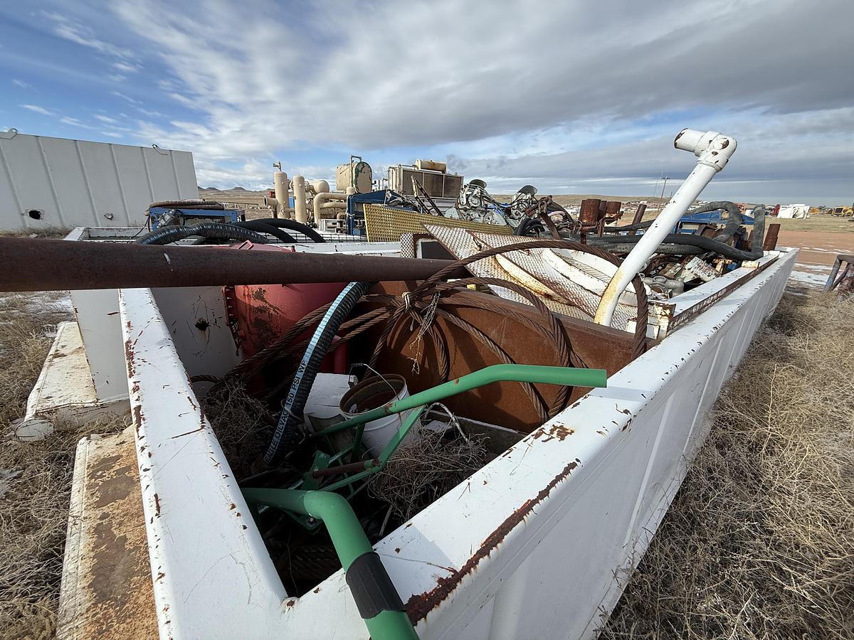 Used Steel Junk Box Drilling Parts Basket/Rig